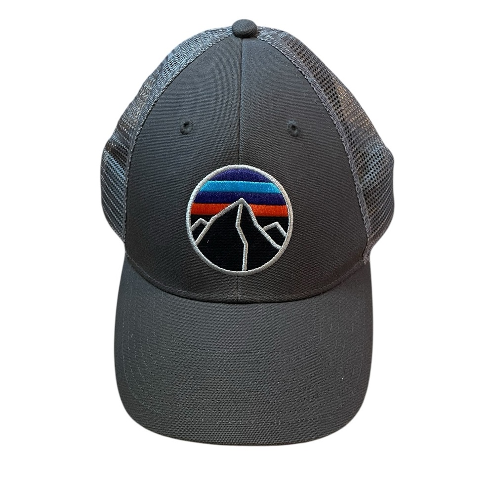 Patagonia Fitz Roy Emblem‎ Trucker Hat - Forge Grey | Stylish Outdoor Hat